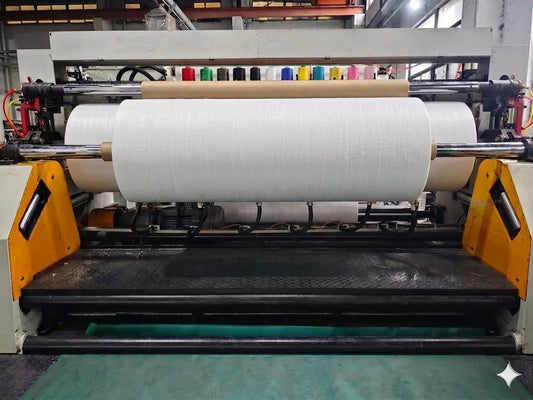 PP Woven Fabric Roll – White