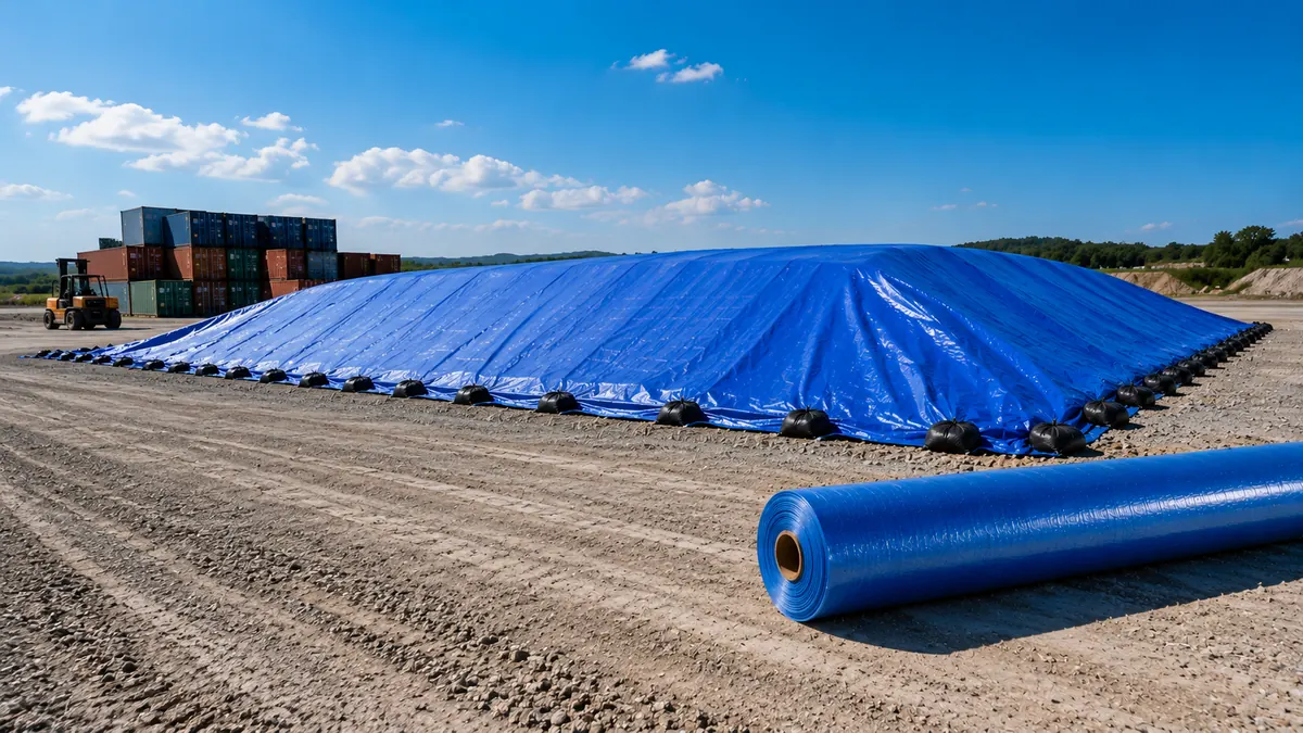 Heavy-Duty Tarpaulin Rolls
