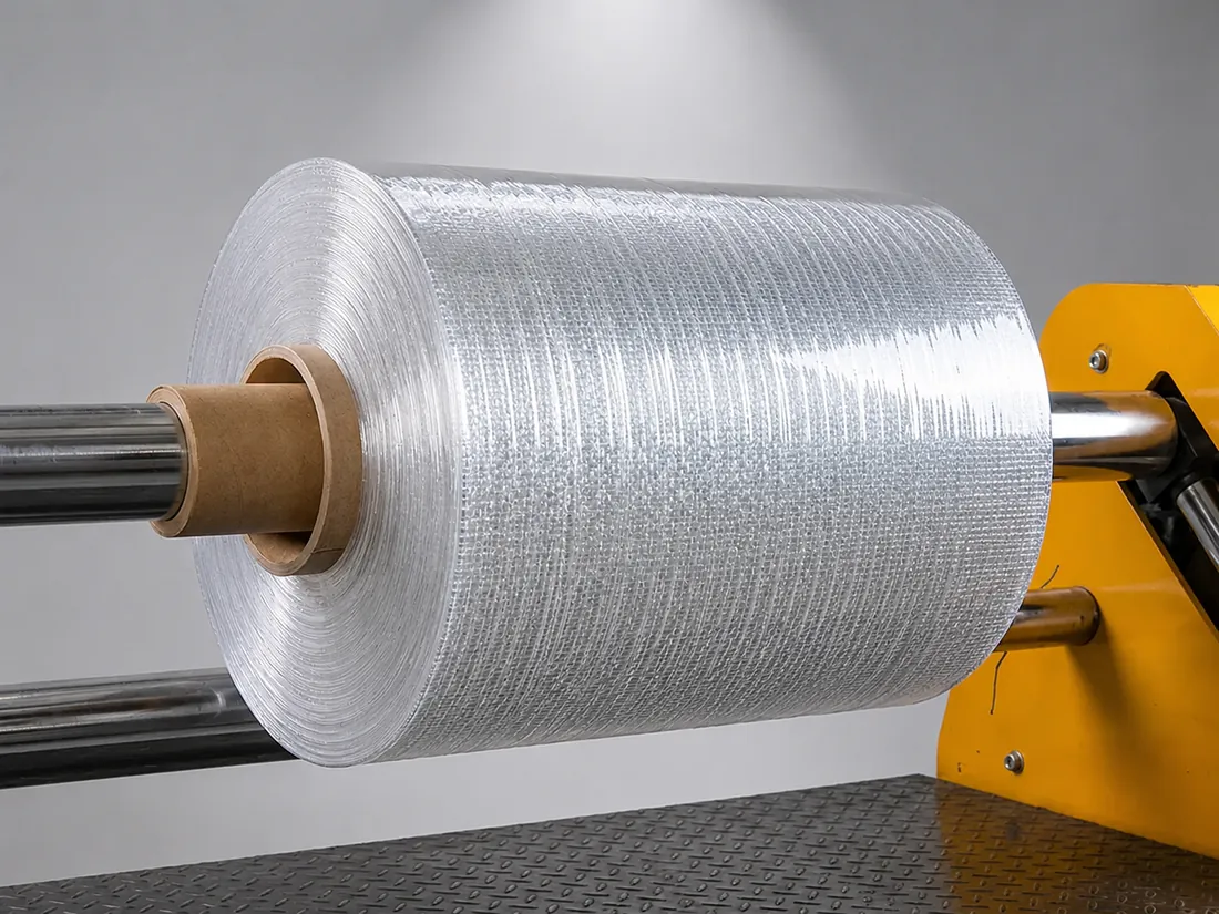 Clear / Transparent PP/PE Woven Fabric Roll for Visibility & Protective Covering